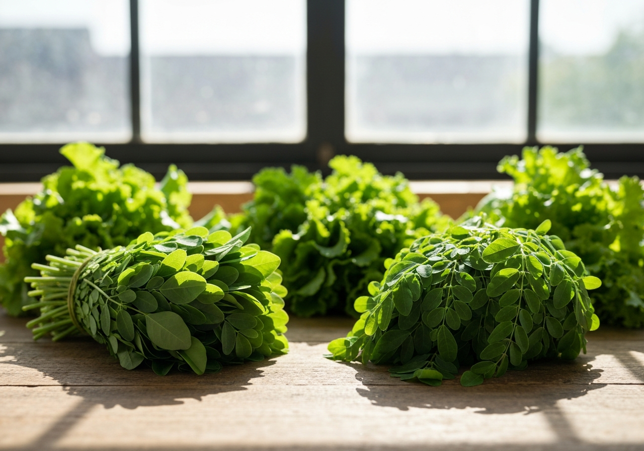 Fresh Moringa Leaves